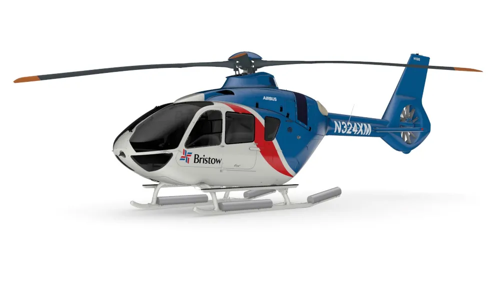 Śmigłowiec H135 w barwach Bristow